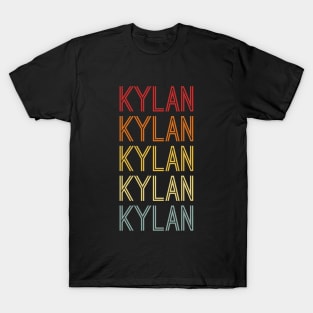 Kylan Name Vintage Retro Gift Named Kylan T-Shirt